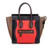 Secondhand Celine Micro Tricolor Leather Luggage Tote