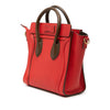 Secondhand Celine Nano Bicolor Leather Luggage Tote