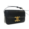 Secondhand Celine Shiny Calfskin Triomphe Claude Shoulder Bag