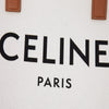 Secondhand Celine Small Canvas Logo Print Horizontal Cabas Tote