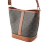 Secondhand Celine Small Triomphe Coated Canvas Bucket Bag