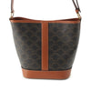 Secondhand Celine Small Triomphe Coated Canvas Bucket Bag