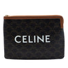 Secondhand Celine Small Triomphe Coated Canvas Clutch