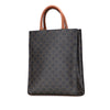 Secondhand Celine Small Triomphe Coated Canvas Vertical Cabas Tote