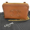 Secondhand Celine Smooth Calfskin Cuir Triomphe Clutch on Chain