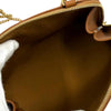 Secondhand Celine Triomphe Coated Canvas Clutch On Chain
