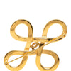 Secondhand Chanel CC Gold Plated Infinity Brooch