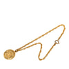 Secondhand Chanel CC Gold Plated Medallion Pendant Necklace