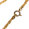 Secondhand Chanel CC Gold Plated Medallion Pendant Necklace
