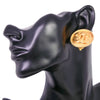 Secondhand Chanel CC Gold Plated Round Clip On Earrings