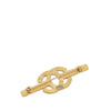 Secondhand Chanel CC Gold Plated Strass Bar Brooch