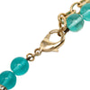 Secondhand Chanel CC Gold Tone Strass and Bead Strand Necklace