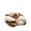 Secondhand Chanel CC Metallic Canvas Camellia Brooch