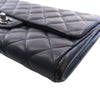 Secondhand Chanel CC Quilted Lambskin Flap Clutch with Chain