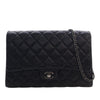 Secondhand Chanel CC Quilted Lambskin Flap Clutch with Chain