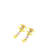 Secondhand Chanel CC Resin Bead Drop Clip On Earrings
