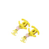 Secondhand Chanel CC Resin Bead Drop Clip On Earrings
