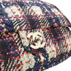 Secondhand Chanel CC Tweed Print Nylon Single Flap