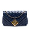 Secondhand Chanel Chevron Lambskin Pyramid CC Flap