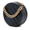 Secondhand Chanel Glazed Calfskin Round As Earth Evening Bag