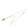 Secondhand Chanel Gold Plated CC Faux Pearl Baroque Pendant Necklace