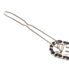 Secondhand Chanel Gold Plated Lambskin Allure Logo Hair Clip