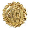 Secondhand Chanel Gold Plated Mademoiselle Clip On Earrings