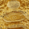 Secondhand Chanel Gold Plated Rue Cambon Crest Clip On Earrings