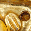 Secondhand Chanel Gold Plated Strass Diamond Shape Clip On Earrings