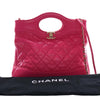 Secondhand Chanel Large Quilted Glazed Calfskin 31 Shopping Bag