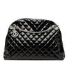 Secondhand Chanel Large Quilted Patent Just Mademoiselle Bowling Bag