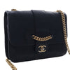 Secondhand Chanel Large Quilted Sheepskin Front Chain Flap