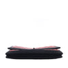 Secondhand Chanel Medium CC Bicolor Quilted Lambskin Grosgrain Single Flap