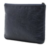 Secondhand Chanel Medium CC Embossed Lambskin Camellia O Case Clutch
