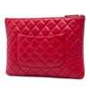 Secondhand Chanel Medium Quilted Lambskin O Case Clutch