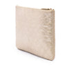 Secondhand Chanel Medium Quilted Metallic Calfskin Leaves CC O Case Clutch