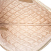 Secondhand Chanel Medium Quilted Metallic Calfskin Leaves CC O Case Clutch