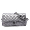 Secondhand Chanel Medium Quilted Metallic Grained Calfskin Casual Rock Flap