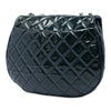 Secondhand Chanel Medium Quilted Patent Bubble CC Flap