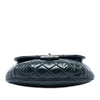Secondhand Chanel Medium Quilted Patent Bubble CC Flap