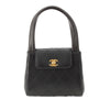 Secondhand Chanel Mini CC Quilted Lambskin Top Handle Flap
