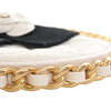 Secondhand Chanel Mini Lambskin Round Camellia Clutch