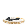 Secondhand Chanel Mini Lambskin Round Camellia Clutch