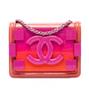 Secondhand Chanel Mini Ombre Acrylic and Patent Boy Brick Flap