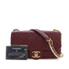 Secondhand Chanel Mini Quilted Calfskin Crystal Pearls Chain Flap