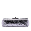 Secondhand Chanel Mini Quilted Metallic Calfskin Ring Top Handle Flap