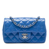 Secondhand Chanel Mini Rectangular Classic Patent Single Flap