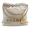 Secondhand Chanel Mini Shiny Calfskin 22 Hobo