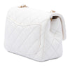 Secondhand Chanel Mini Square Classic Lambskin Pearl Crush Single Flap