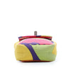 Secondhand Chanel Multicolor Chocolate Bar Canvas Reissue 2.55 Phone Pouch with Chain